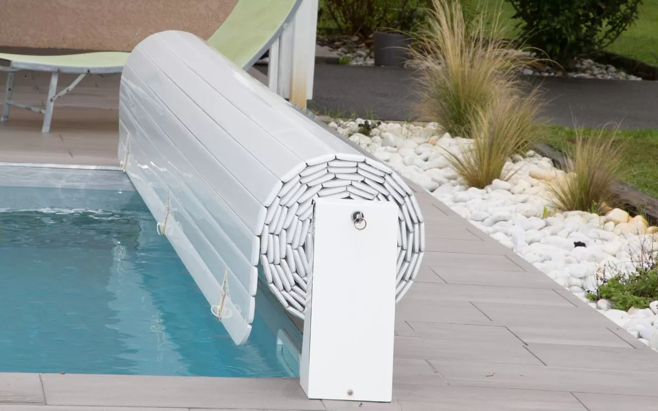 Pool cover for water conservation in sustainable pool designs